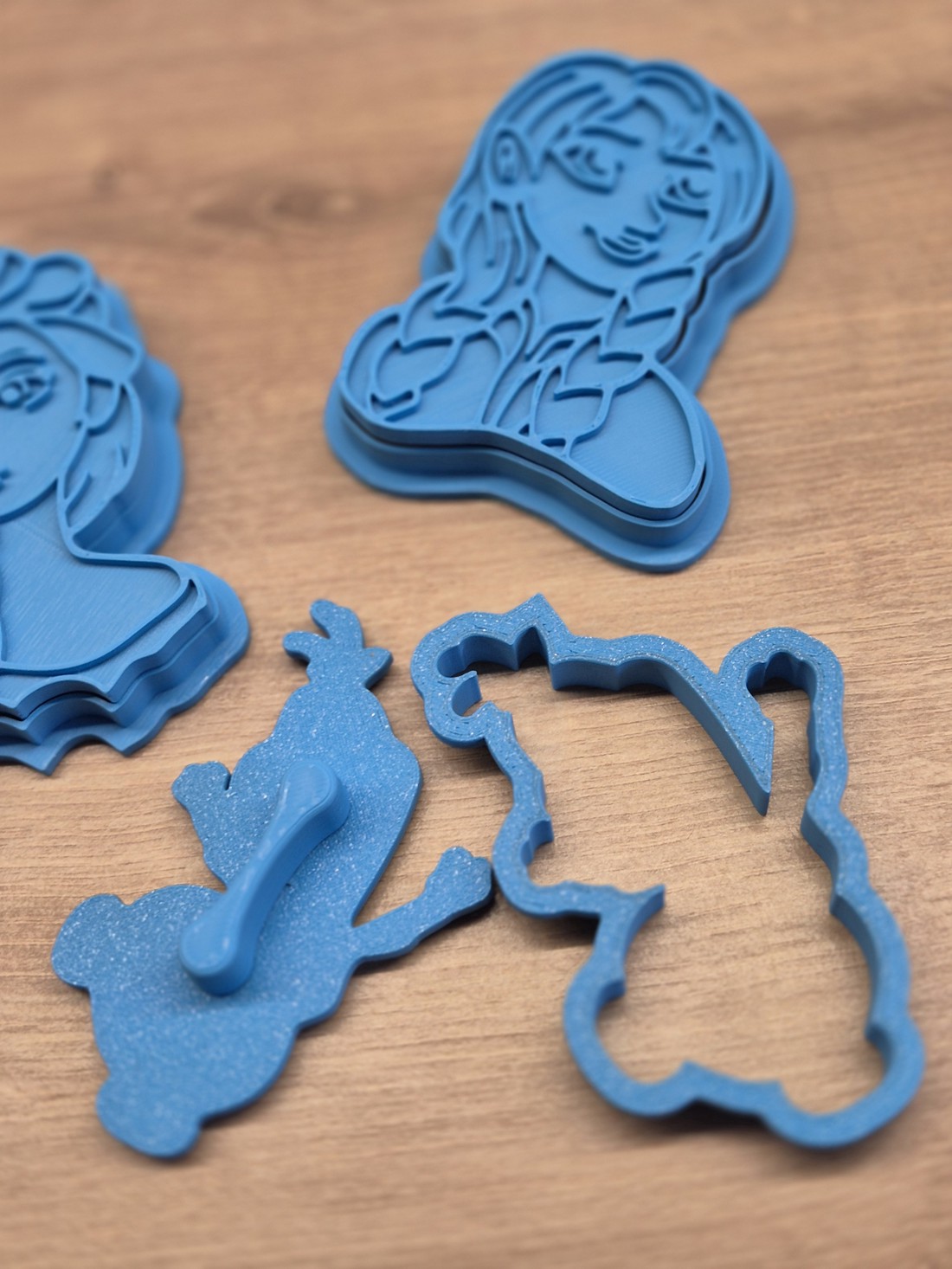 Set de forme pentru prăjituri Frozen� � Elsa, Anna, Olaf  Formă de prăjituri cu imprimeu 3D - casă & stil de viață - echipamente de bucătărie - accesorii de gătit - Artynos.ro