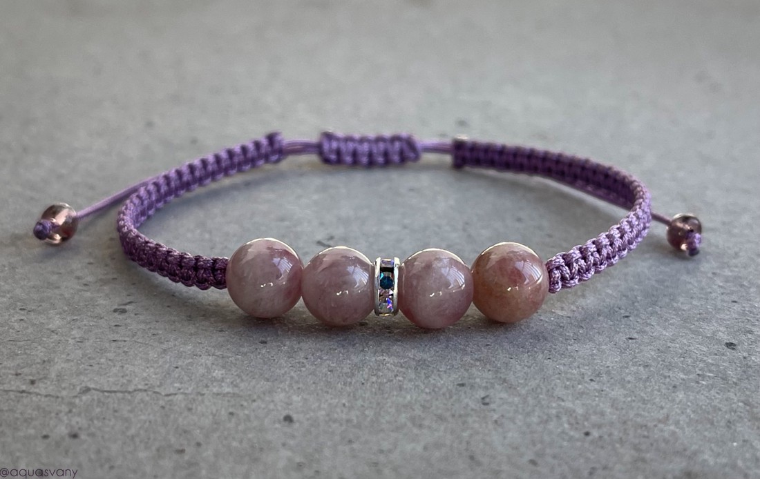 Brățară minerală Morganite - - Artynos.ro Brățară minerală Morganite - - Artynos.ro