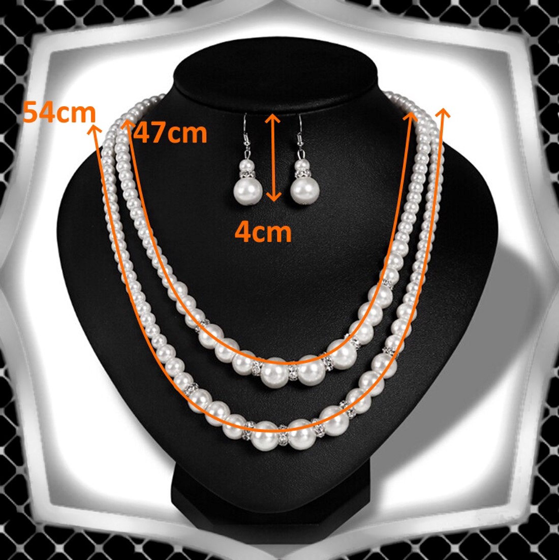 Nunta, mireasa, set de bijuterii casual, ES-SZÉ43e -  - Artynos.ro