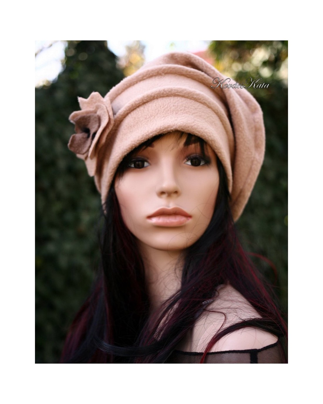 BIJOU - polar design barett sapka / bezs - îmbrăcăminte și modă - eșarfe, pălării, fularuri - căciulă - Artynos.ro