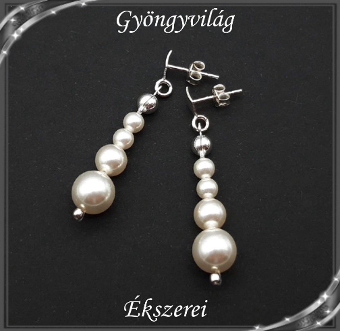 Set de bijuterii pentru nuntă, mireasă, casual, cristal Swarovski SSZ-ESWPG 02-1 K -  - Artynos.ro