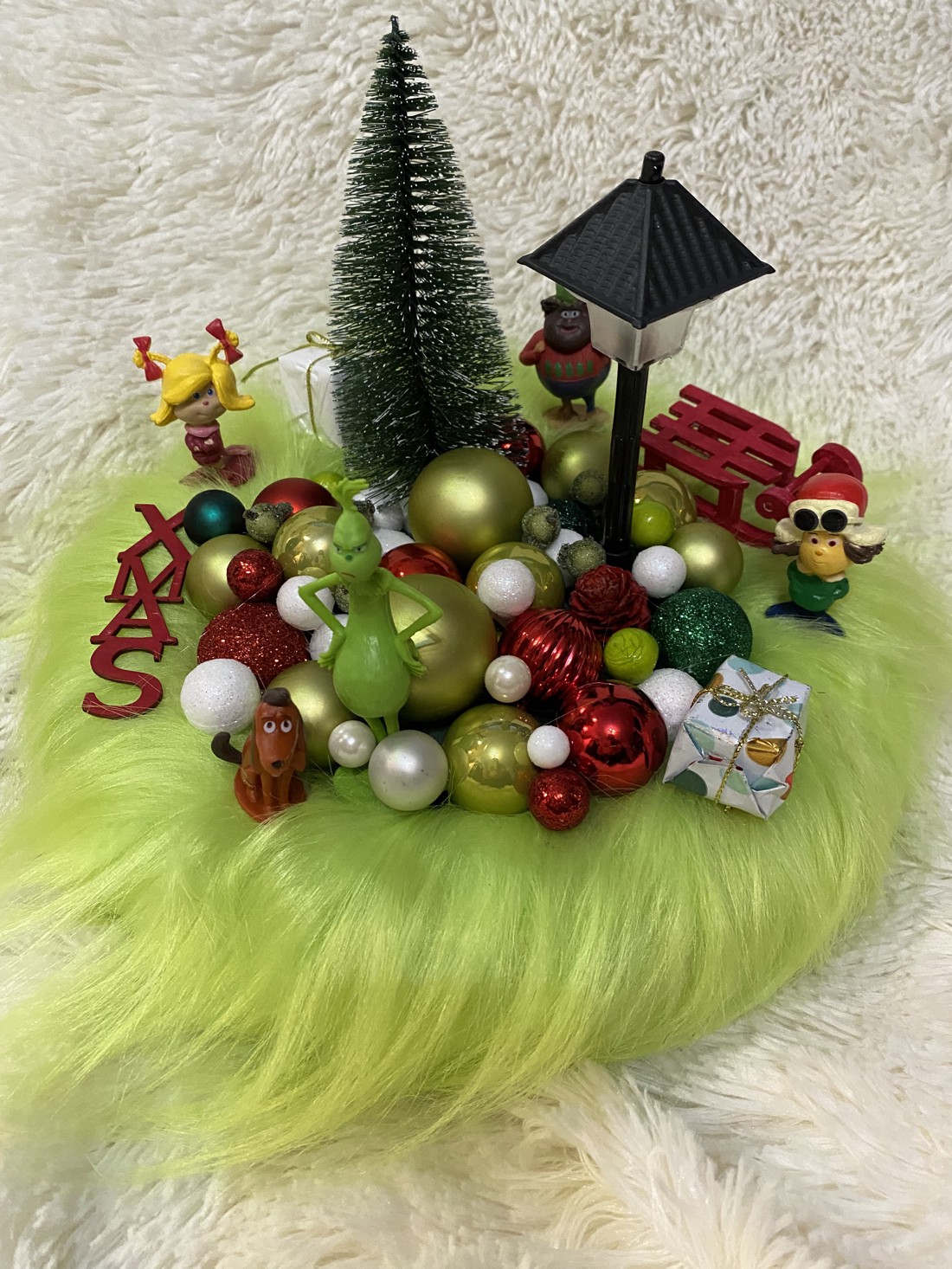 Coroană de Crăciun Grinch -  - Artynos.ro