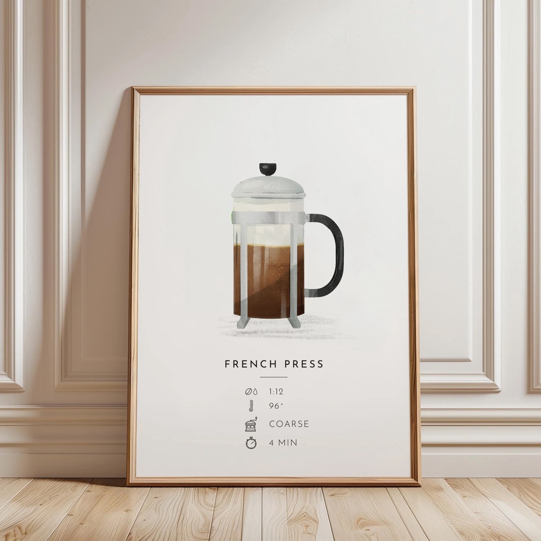 Afiș presă franceză, decor de perete bucătărie, imagine mașină de cafea - casă & stil de viață - accesorii pentru decorat casa - picturi murale - postere - Artynos.ro
