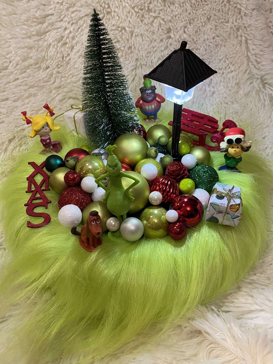 Coroană de Crăciun Grinch -  - Artynos.ro