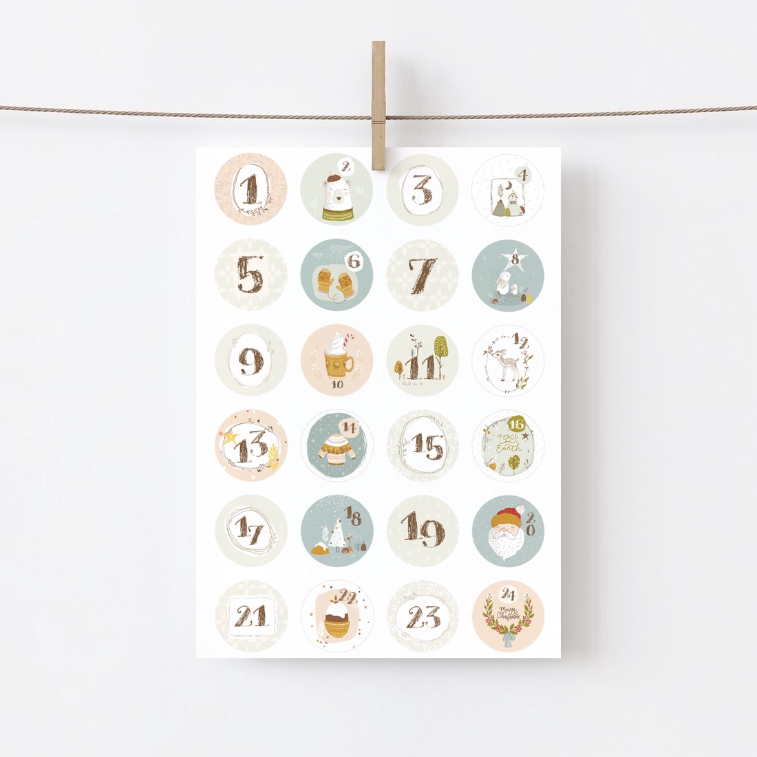Sticker cadou Advent, calendar, plic autocolant, calendar Advent, Crăciun autocolant 24 buc - - Artynos.ro Sticker cadou Advent, calendar, plic autocolant, calendar Advent, Crăciun autocolant 24 buc - - Artynos.ro
