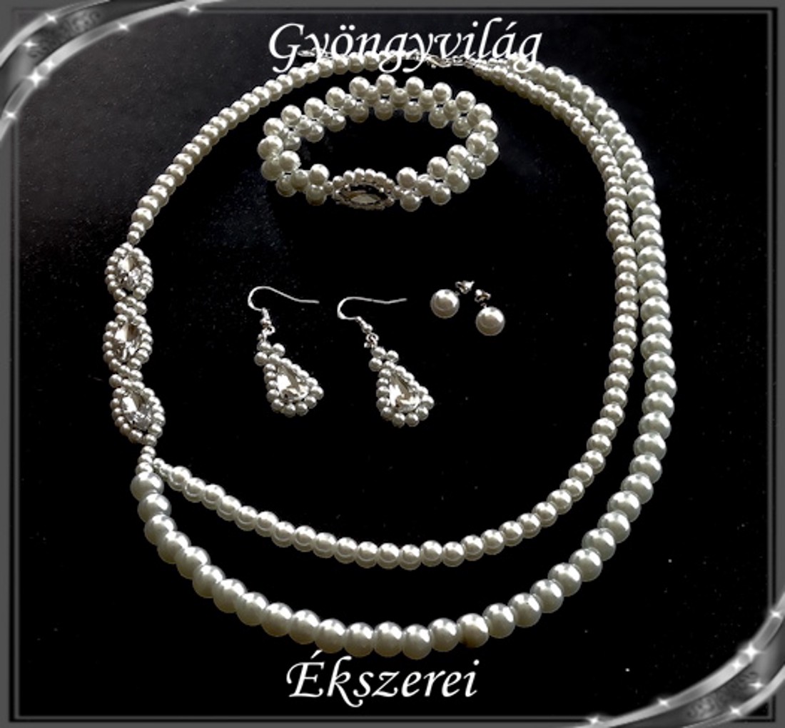 Nunta, mireasa, set de bijuterii casual, SSZE925-TEK02-1-2 WHITE - - Artynos.ro Nunta, mireasa, set de bijuterii casual, SSZE925-TEK02-1-2 WHITE - - Artynos.ro