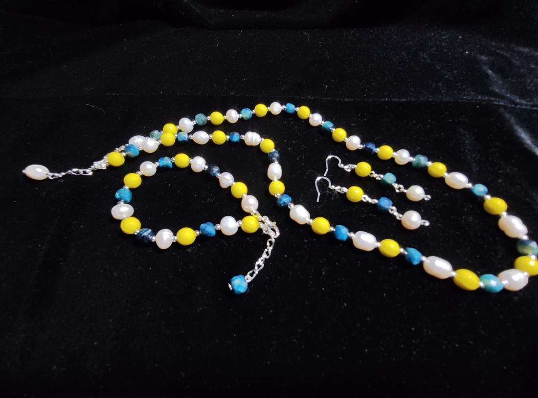 Set perle, ochi de soim, calcedonie galbena. - accesorii nuntă - accesorii de nuntă - cravate mire - Artynos.ro Set perle, ochi de soim, calcedonie galbena. - accesorii nuntă - accesorii de nuntă - cravate mire - Artynos.ro