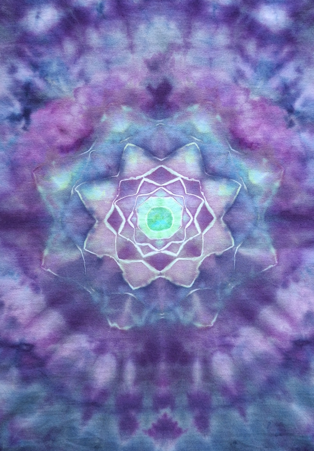 Cosmic Mandala � Tricou vopsit stil psihedelic - îmbrăcăminte și modă - haine bărbați - tricouri bărbați - Artynos.ro