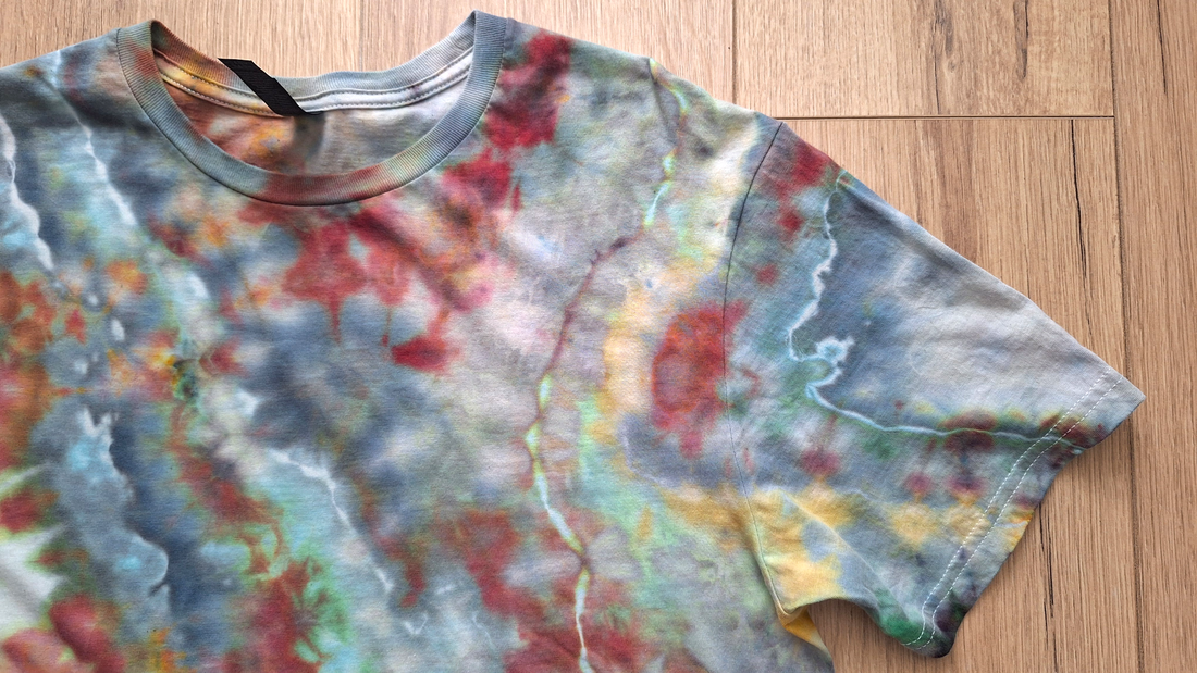 Mineral Haze � Tricou bumbac moale vopsit manual - îmbrăcăminte și modă - haine bărbați - tricouri bărbați - Artynos.ro