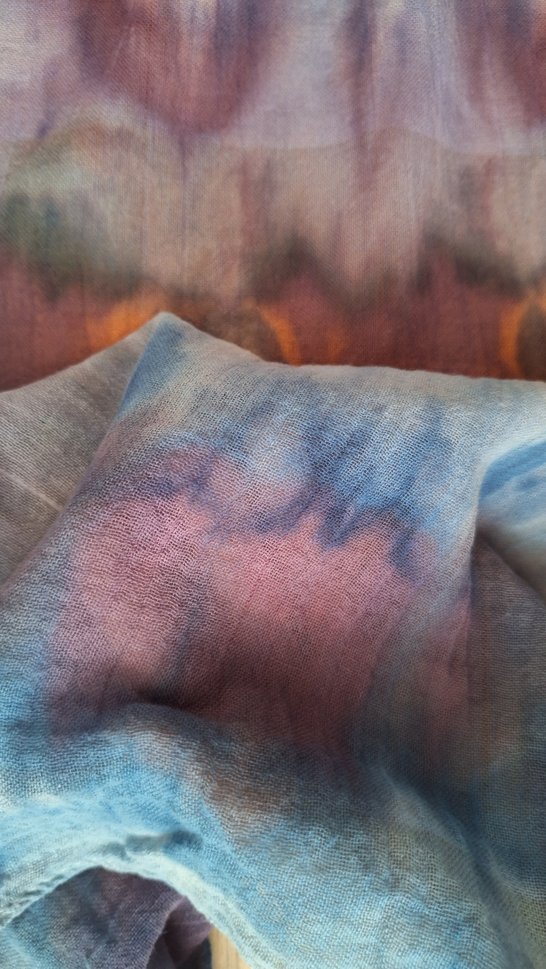 Purple Mist - Eșarfă bumbac 100% - îmbrăcăminte și modă - eșarfe, pălării, fularuri - eșarfe - Artynos.ro