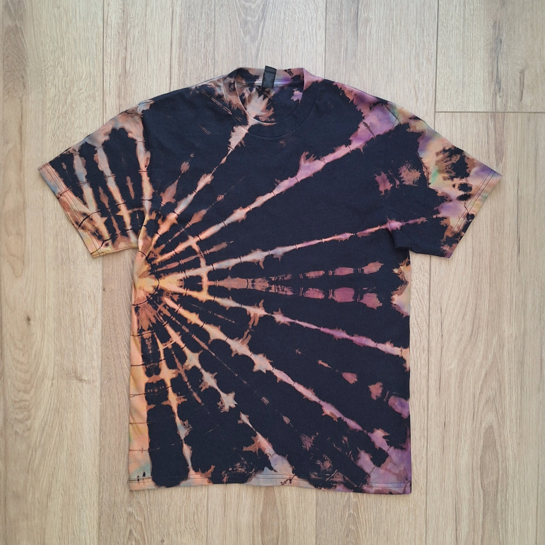 Copper Ray � Tricou rock unisex reverse dye unicat - îmbrăcăminte și modă - haine bărbați - tricouri bărbați - Artynos.ro