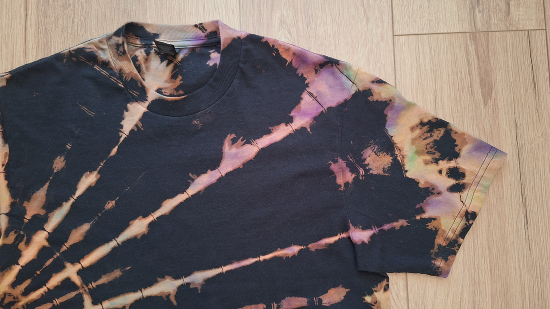 Copper Ray � Tricou rock unisex reverse dye unicat - îmbrăcăminte și modă - haine bărbați - tricouri bărbați - Artynos.ro