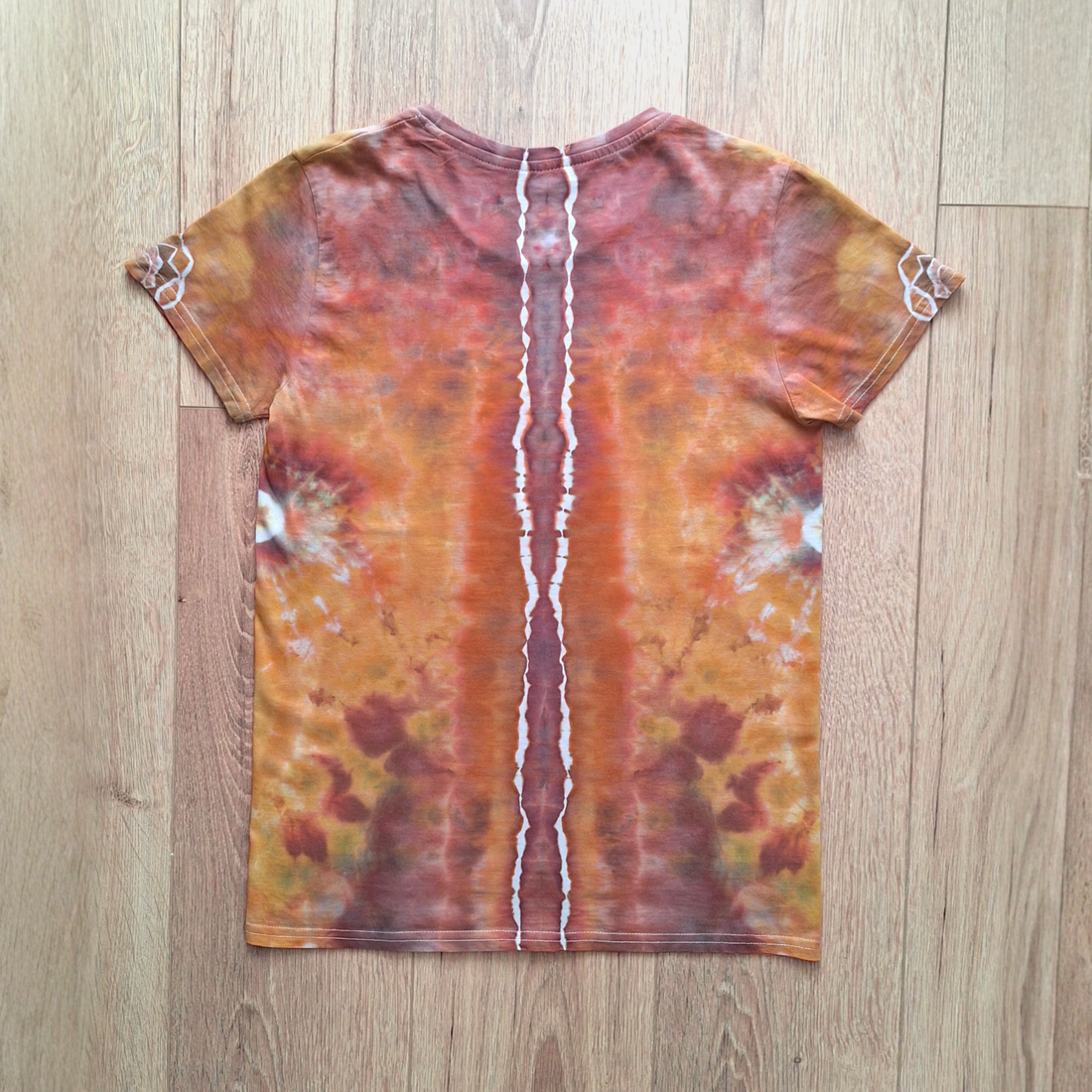 Rust Spiderweb � Tricou bumbac vopsit manual unicat - îmbrăcăminte și modă - haine damă - tricou și top de damă - Artynos.ro