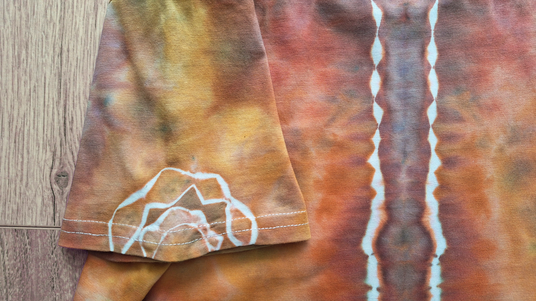 Rust Spiderweb � Tricou bumbac vopsit manual unicat - îmbrăcăminte și modă - haine damă - tricou și top de damă - Artynos.ro