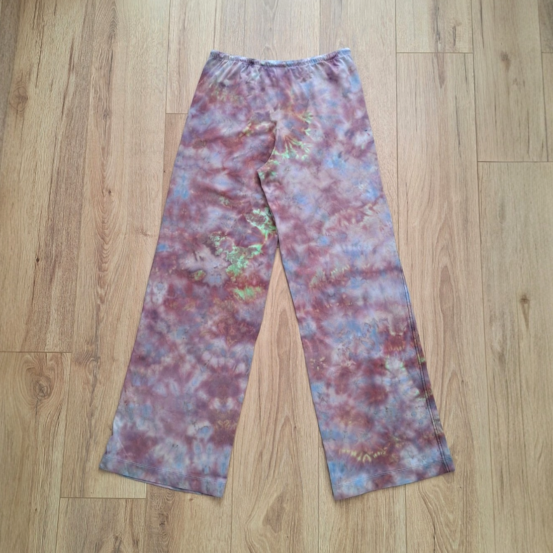 Wild Moor � Pantaloni vopsiți manual unicat - îmbrăcăminte și modă - haine damă - pantaloni damă - Artynos.ro