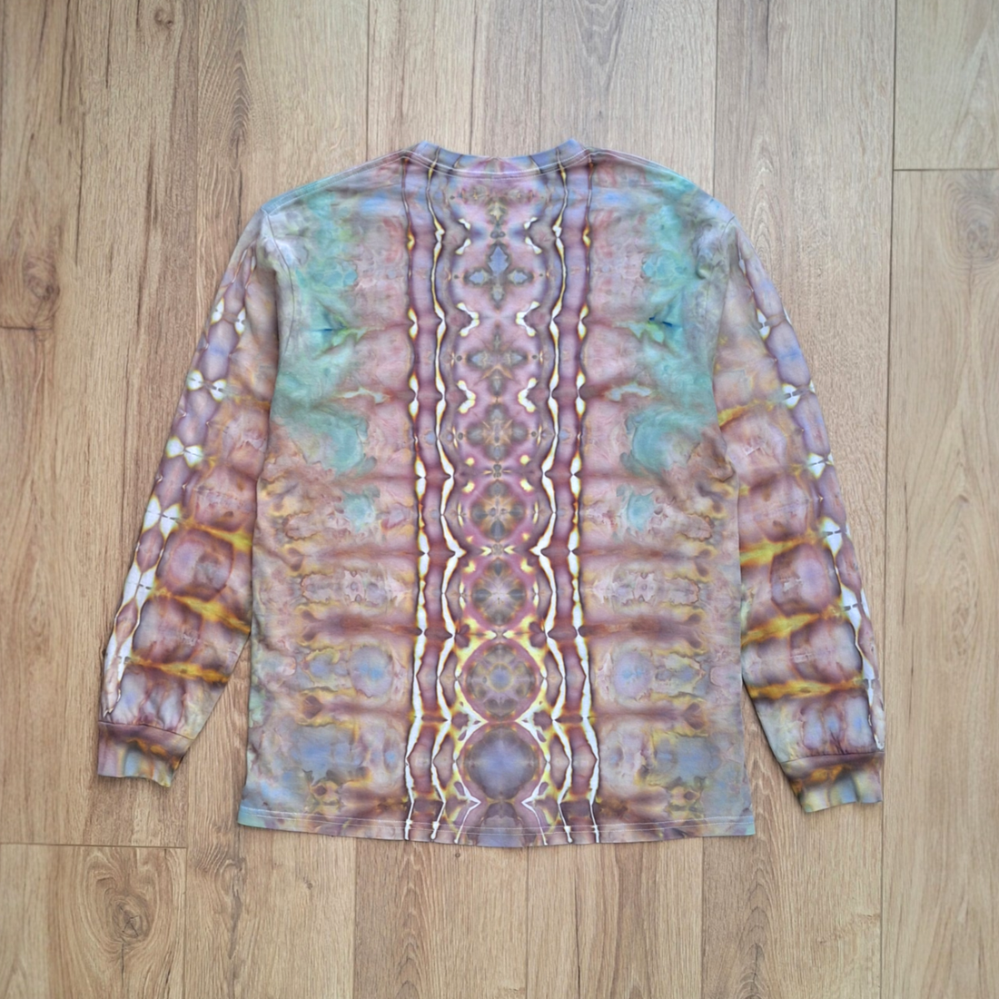 Earthbound Wings - Bluză bumbac vopsită manual - îmbrăcăminte și modă - haine damă - bluze damă - Artynos.ro