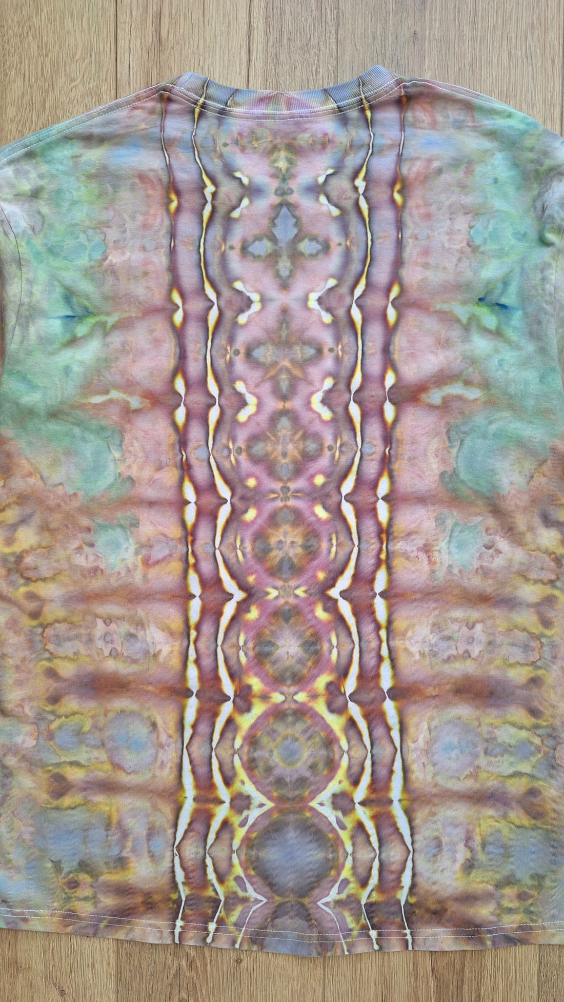 Earthbound Wings - Bluză bumbac vopsită manual - îmbrăcăminte și modă - haine damă - bluze damă - Artynos.ro