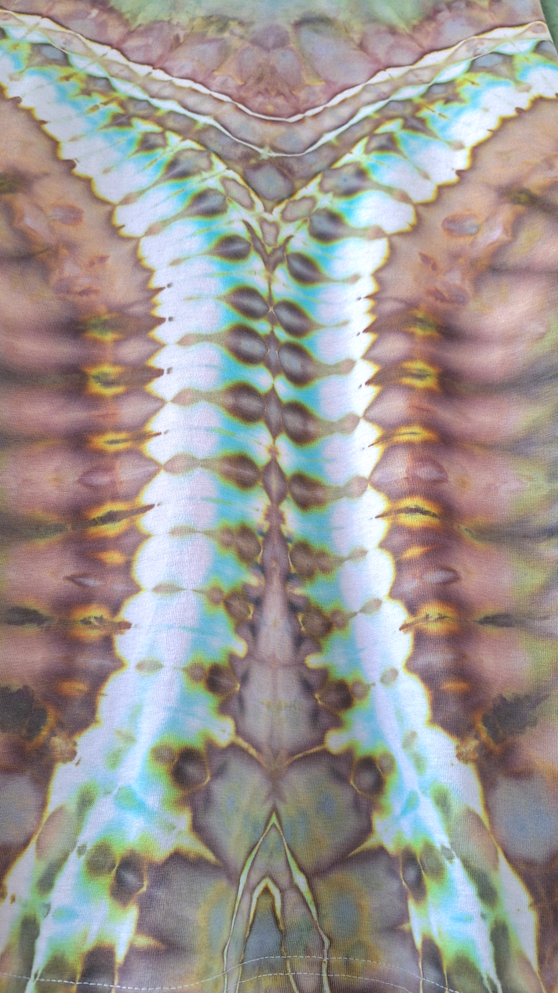 Earthbound Wings - Bluză bumbac vopsită manual - îmbrăcăminte și modă - haine damă - bluze damă - Artynos.ro