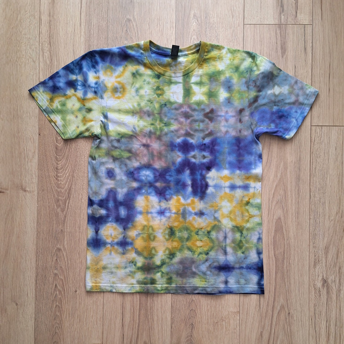[M] Tricou bumbac moale unisex vopsit manual glitch - îmbrăcăminte și modă - haine bărbați - tricouri bărbați - Artynos.ro