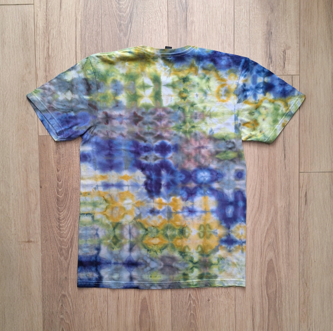 [M] Tricou bumbac moale unisex vopsit manual glitch - îmbrăcăminte și modă - haine bărbați - tricouri bărbați - Artynos.ro