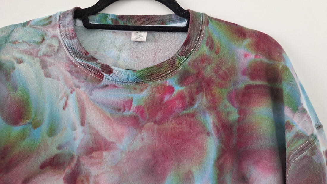 Stormy Sky - Hanorac unisex vopsit manual unicat - îmbrăcăminte și modă - haine bărbați - pulover bărbați - Artynos.ro