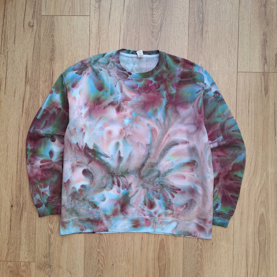 Stormy Sky - Hanorac unisex vopsit manual unicat - îmbrăcăminte și modă - haine bărbați - pulover bărbați - Artynos.ro