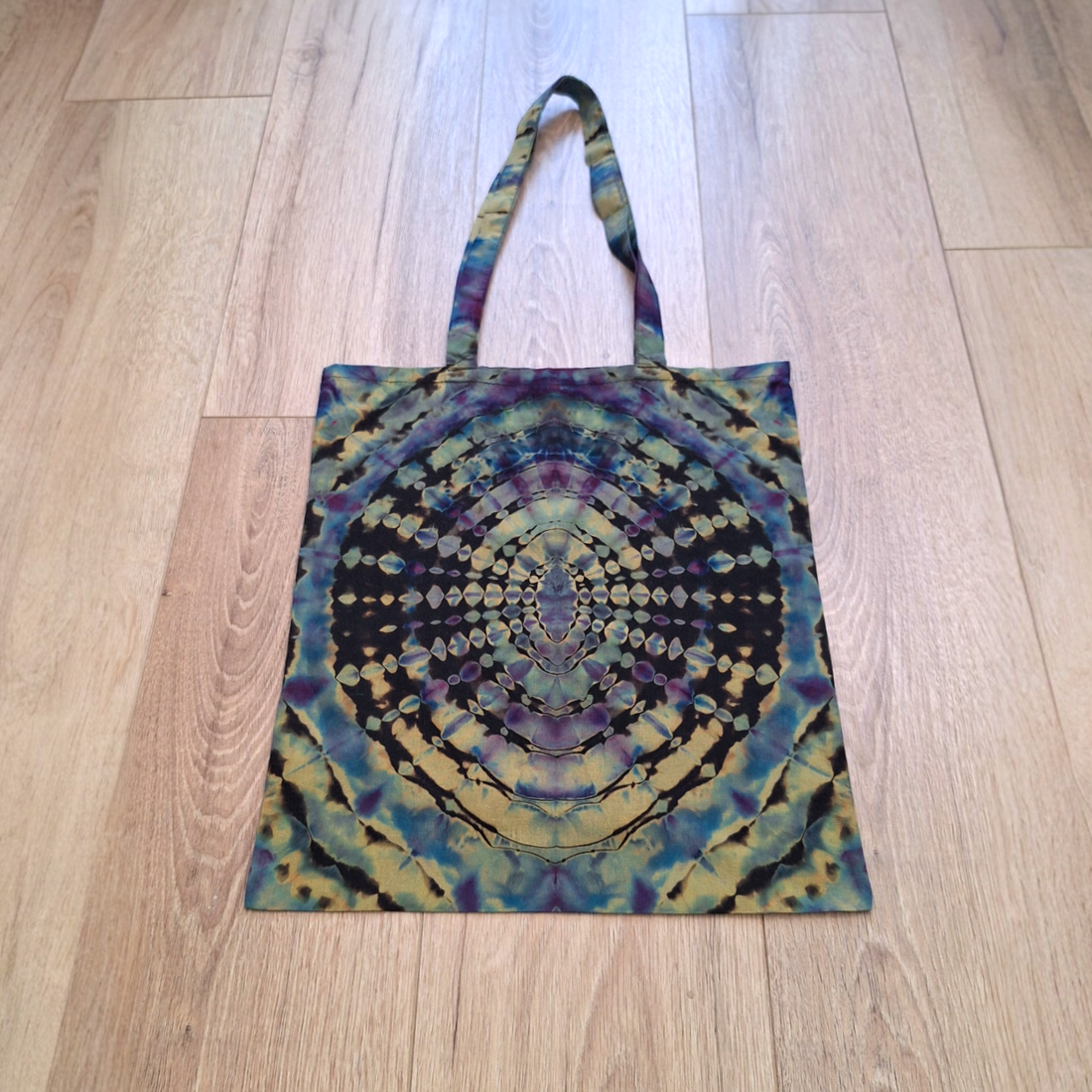 Electric Night - Sacoșă cumpărături vopsită manual - genți și portofele - geantă pentru cumpărături - totebaguri - Artynos.ro