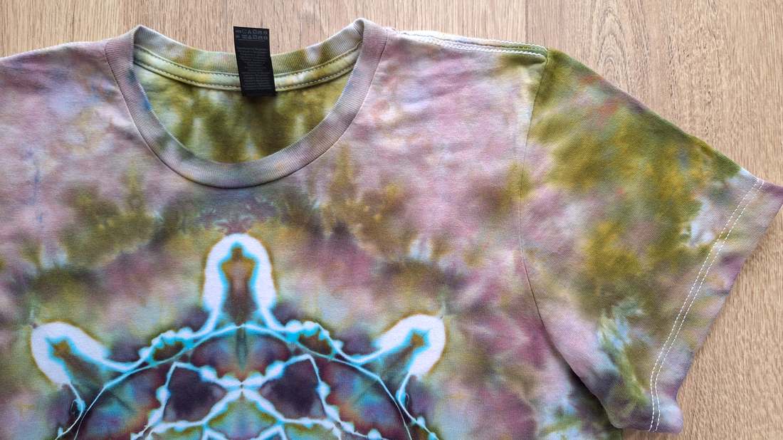 Celestial Compass - Tricou mandala hippie unicat - îmbrăcăminte și modă - haine damă - tricou și top de damă - Artynos.ro