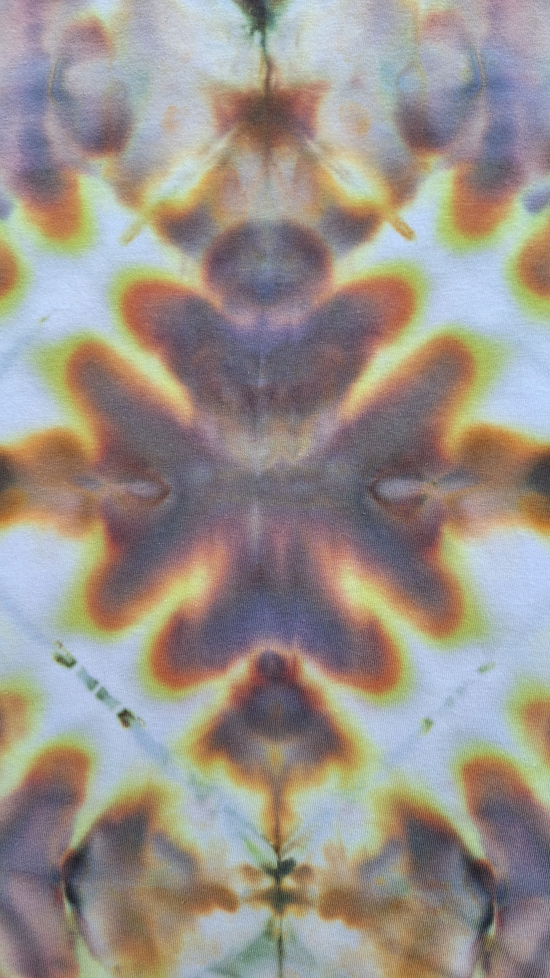 Tricou damă bumbac vopsit manual shibori unicat - îmbrăcăminte și modă - haine damă - tricou și top de damă - Artynos.ro