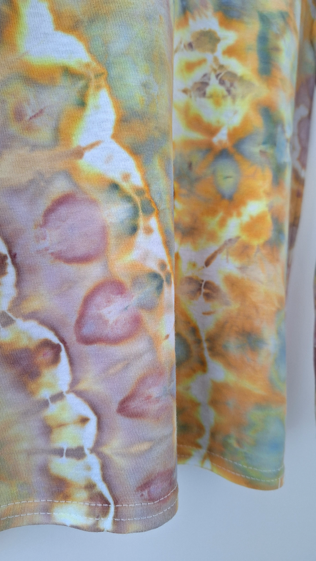 Sunlit Mineral - Bluză bumbac moale vopsită manual - îmbrăcăminte și modă - haine damă - bluze damă - Artynos.ro