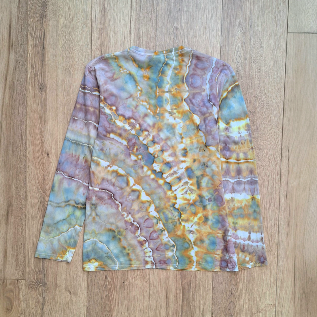 Sunlit Mineral - Bluză bumbac moale vopsită manual - îmbrăcăminte și modă - haine damă - bluze damă - Artynos.ro