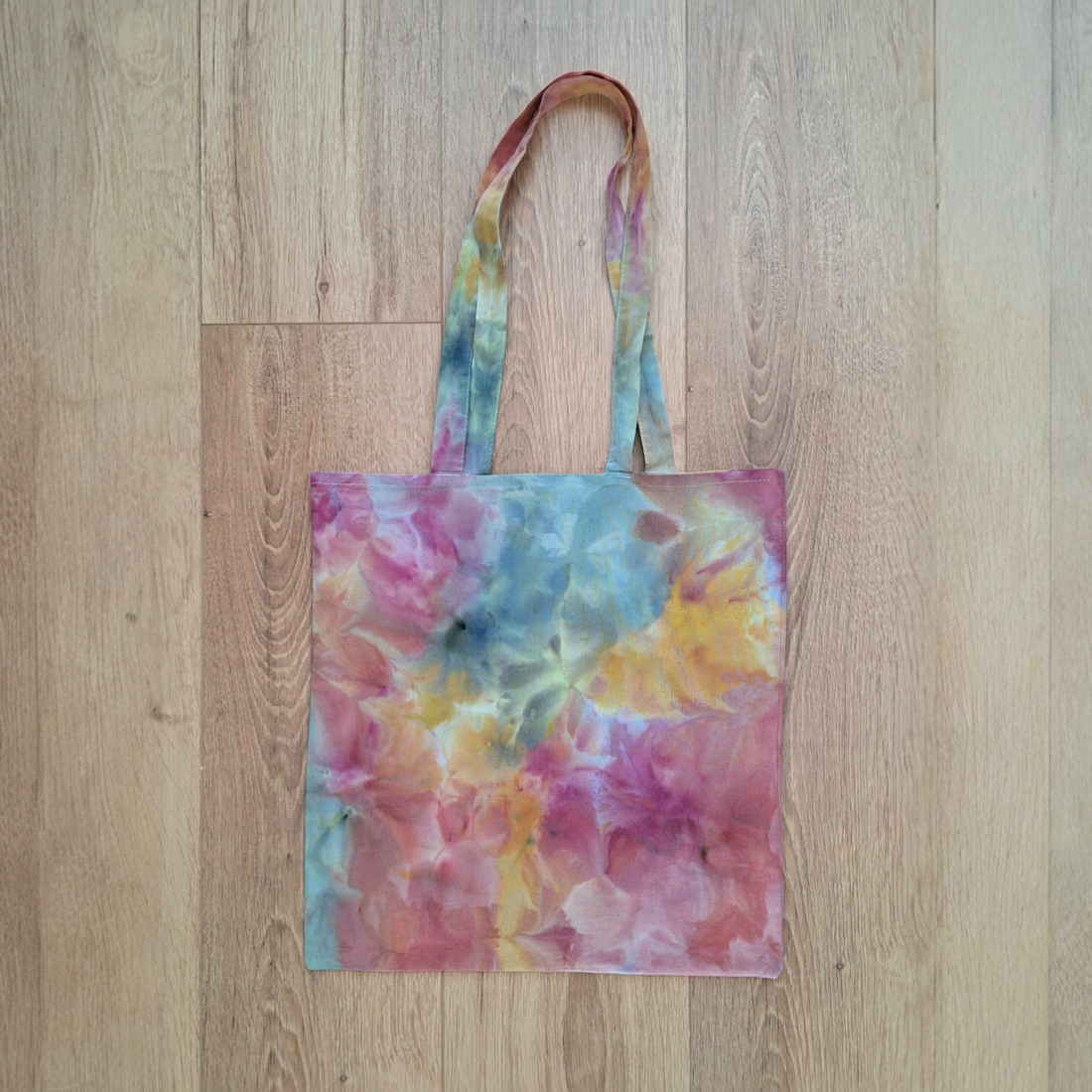 Wildflowers - Sacoșă cumpărături vopsită manual - genți și portofele - geantă pentru cumpărături - totebaguri - Artynos.ro