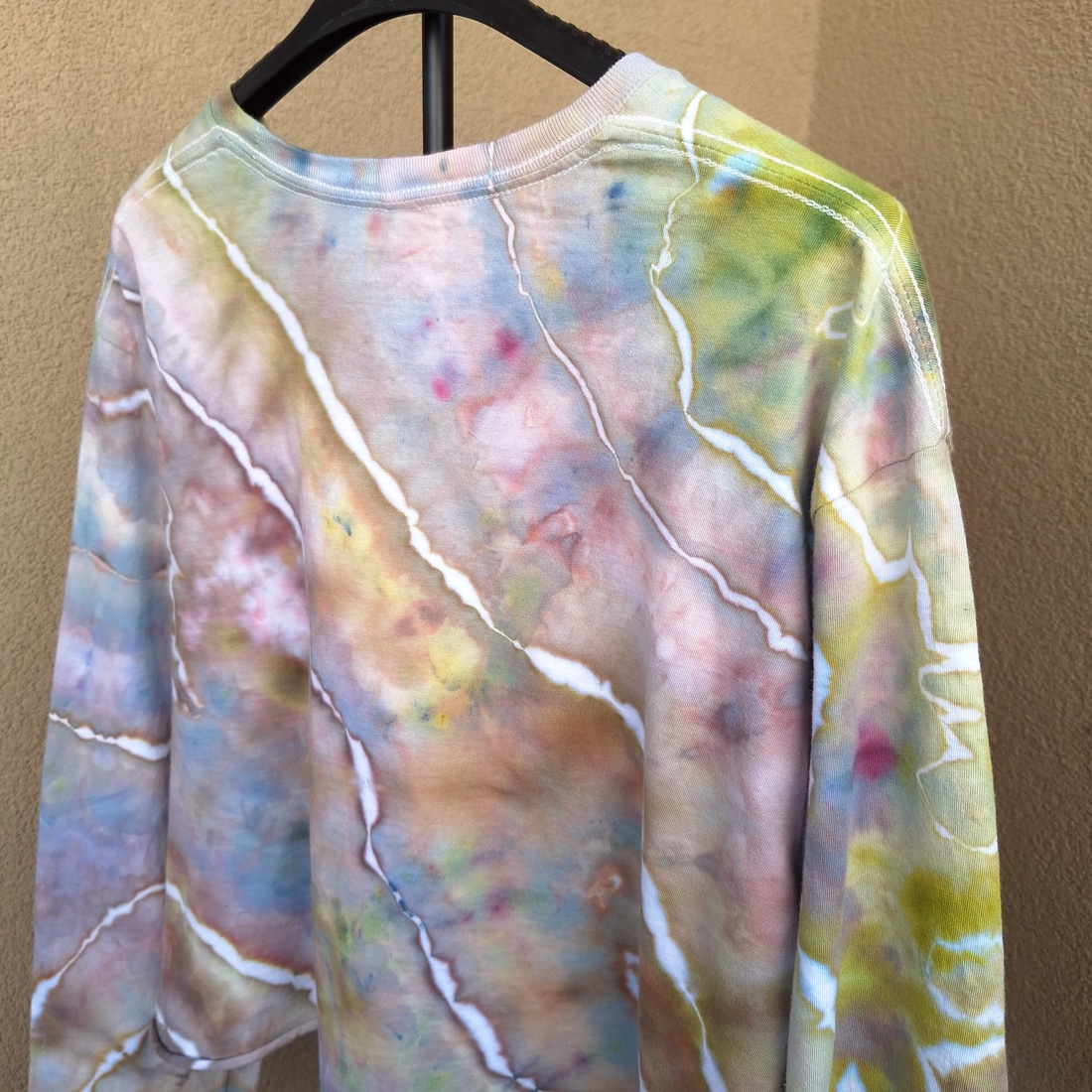 Tricou crop oversize bumbac moale stil hippie/boho - îmbrăcăminte și modă - haine damă - bluze damă - Artynos.ro