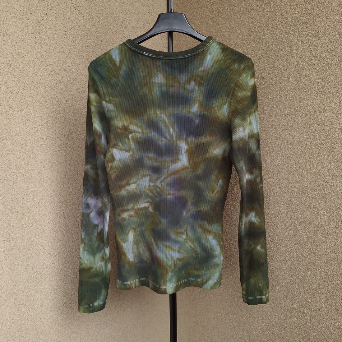 [S] Bluză reiată verde stil grunge alternativ - îmbrăcăminte și modă - haine damă - bluze damă - Artynos.ro