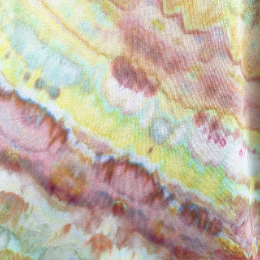 [S-M] Rochie tip tricou bumbac multicolor pastelat - îmbrăcăminte și modă - haine damă - rochie, dintr-o bucată - Artynos.ro
