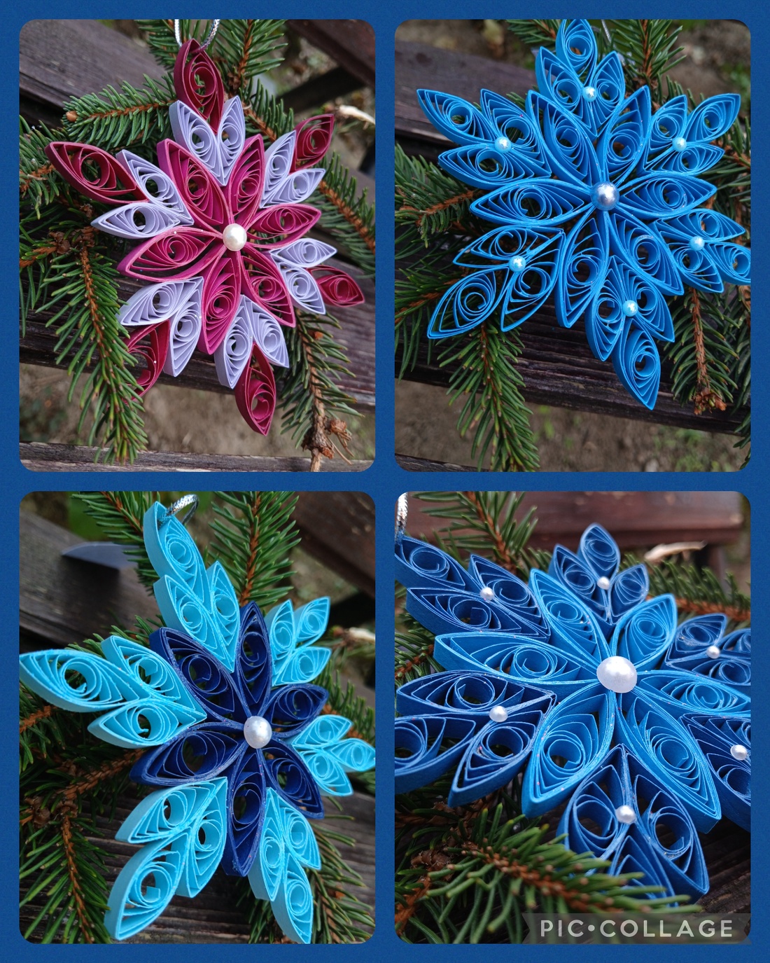 Fulg quilling - accesorii de crăciun - decorațiuni de crăciun de casă - decorațiuni pentru pomul de crăciun - Artynos.ro Fulg quilling - accesorii de crăciun - decorațiuni de crăciun de casă - decorațiuni pentru pomul de crăciun - Artynos.ro