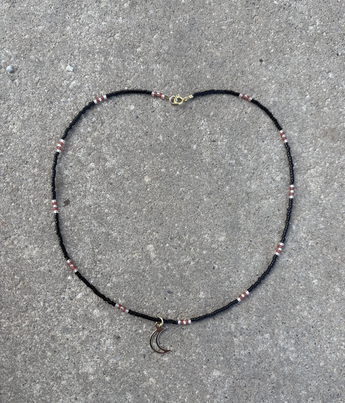 Colier margele Luna - bijuterii - coliere - pandative - Artynos.ro