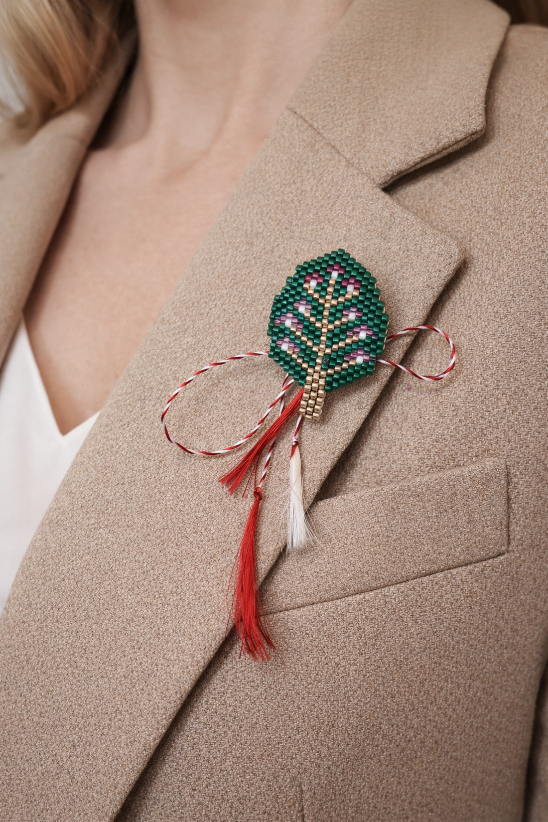 Brosa copac - accessorii și unelte - broșă, cerc, încuietoare - Artynos.ro