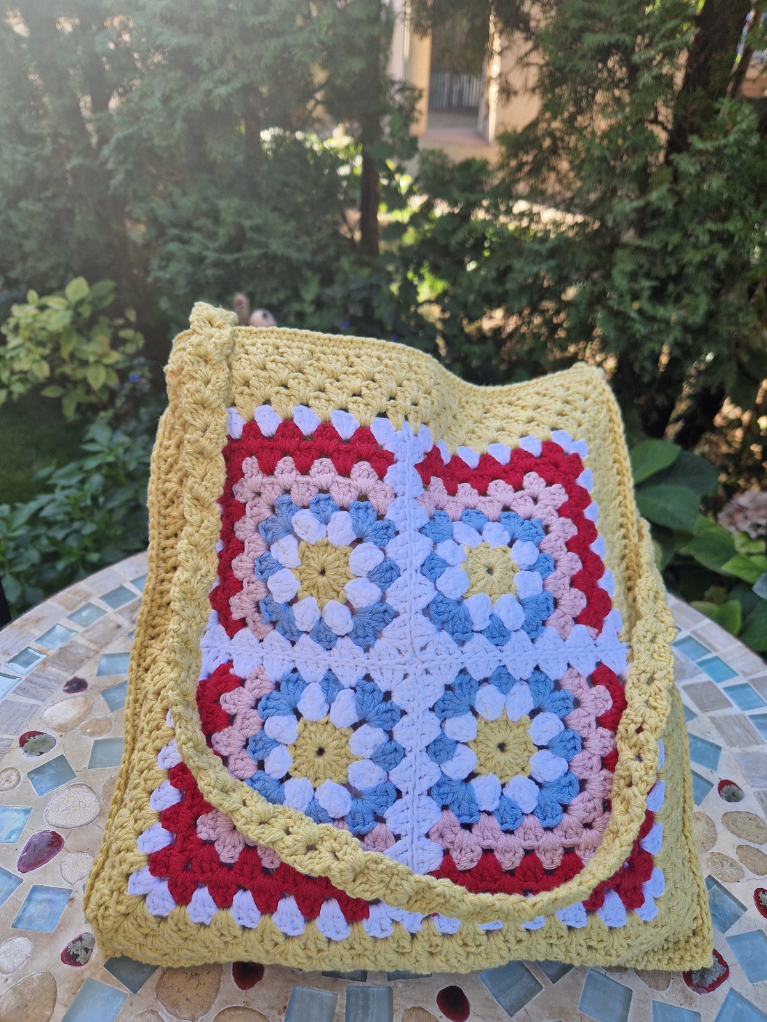 Geanta crosetata de umar - genți și portofele - genți de mână și umăr - genți de umăr - Artynos.ro