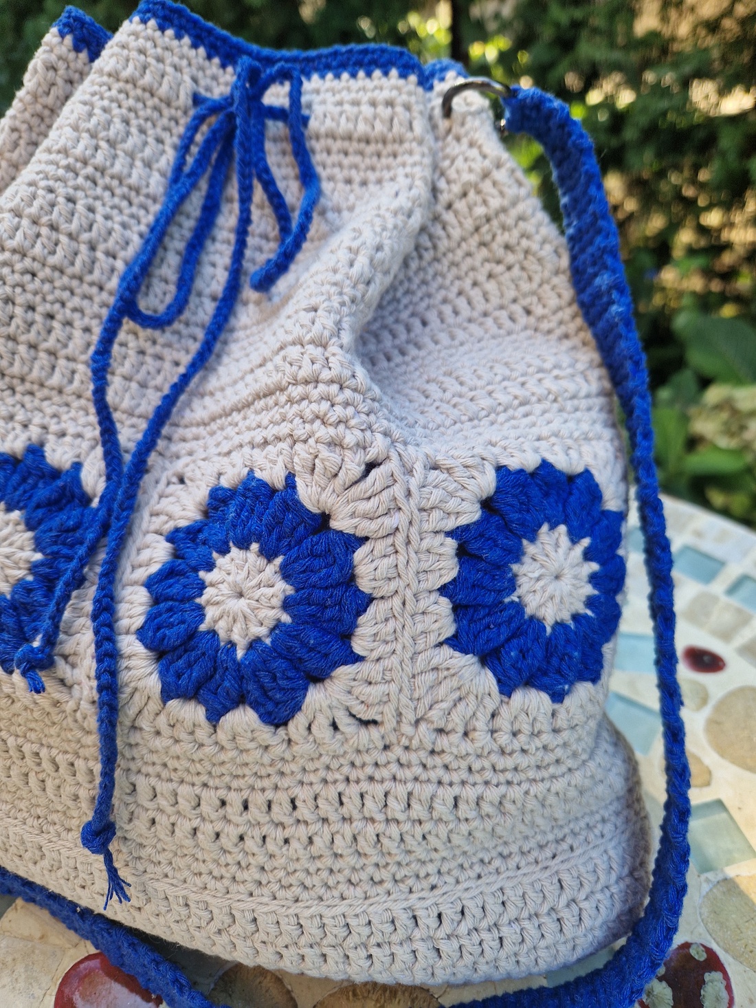 Geanta de umar crosetata - genți și portofele - genți de mână și umăr - geantă casual - Artynos.ro