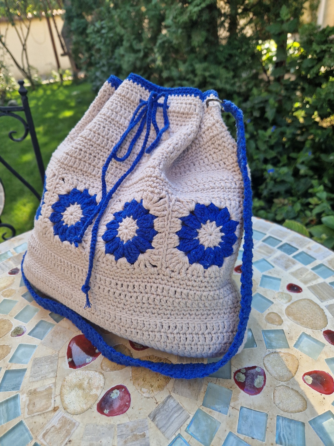 Geanta de umar crosetata - genți și portofele - genți de mână și umăr - geantă casual - Artynos.ro