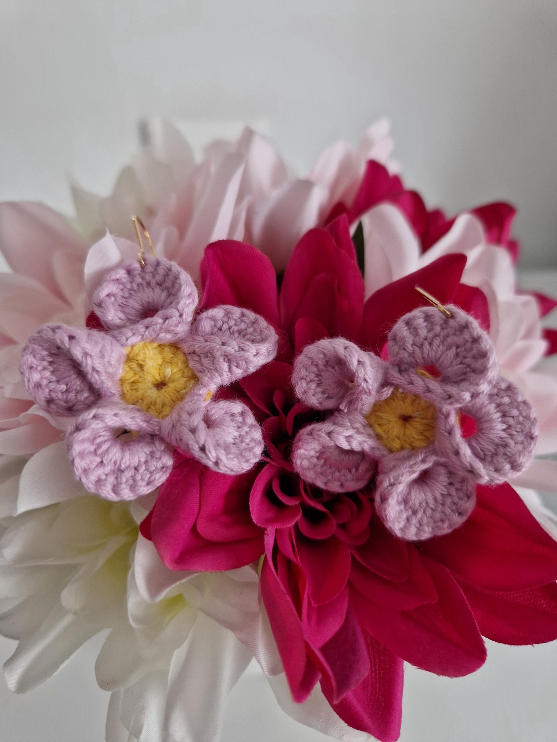 Cercei crosetati - bijuterii - cercei - cercei croșetați - Artynos.ro