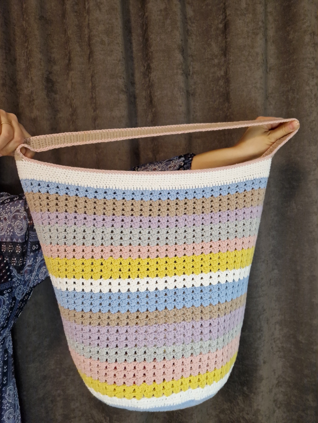 Geanta de plaja crosetata - genți și portofele - genți de mână și umăr - geantă casual - Artynos.ro