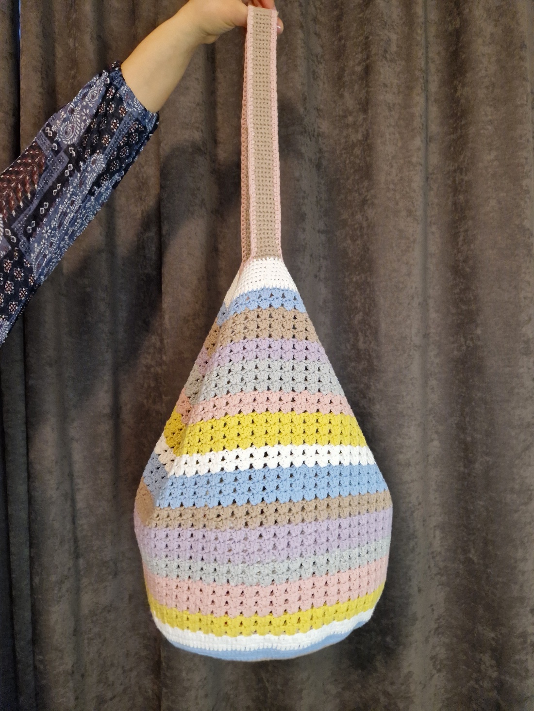 Geanta de plaja crosetata - genți și portofele - genți de mână și umăr - geantă casual - Artynos.ro
