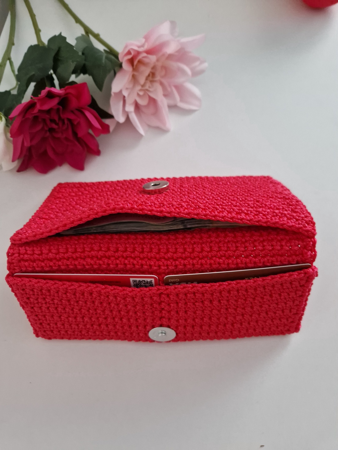 Portofel crosetat - genți și portofele - portofele, huse, suporturi - portofele - portofele damă - Artynos.ro