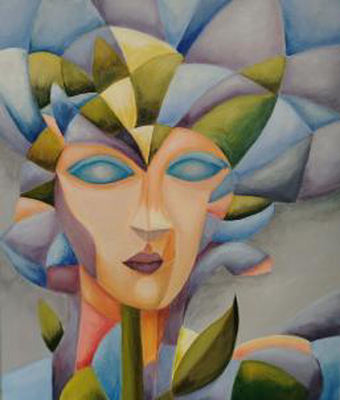 Femeia floare - arte vizuale și accesorii  - picturi - pictură acrilică - Artynos.ro