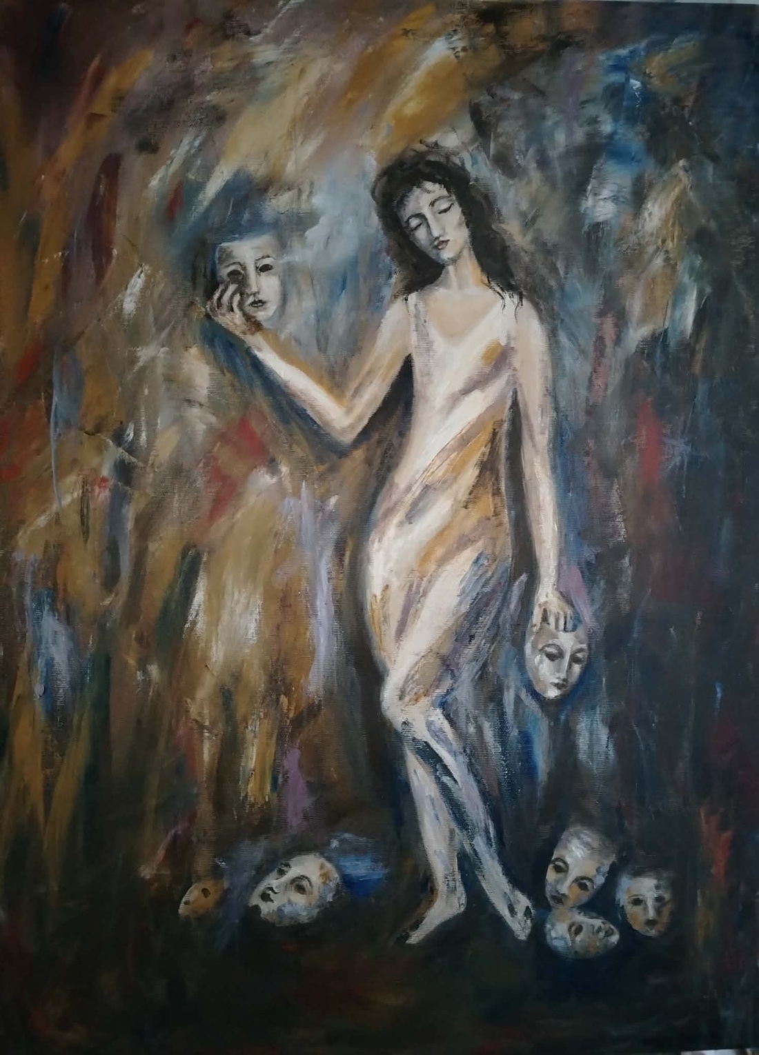 Cele șapte ispite - arte vizuale și accesorii  - picturi - pictură în ulei - Artynos.ro