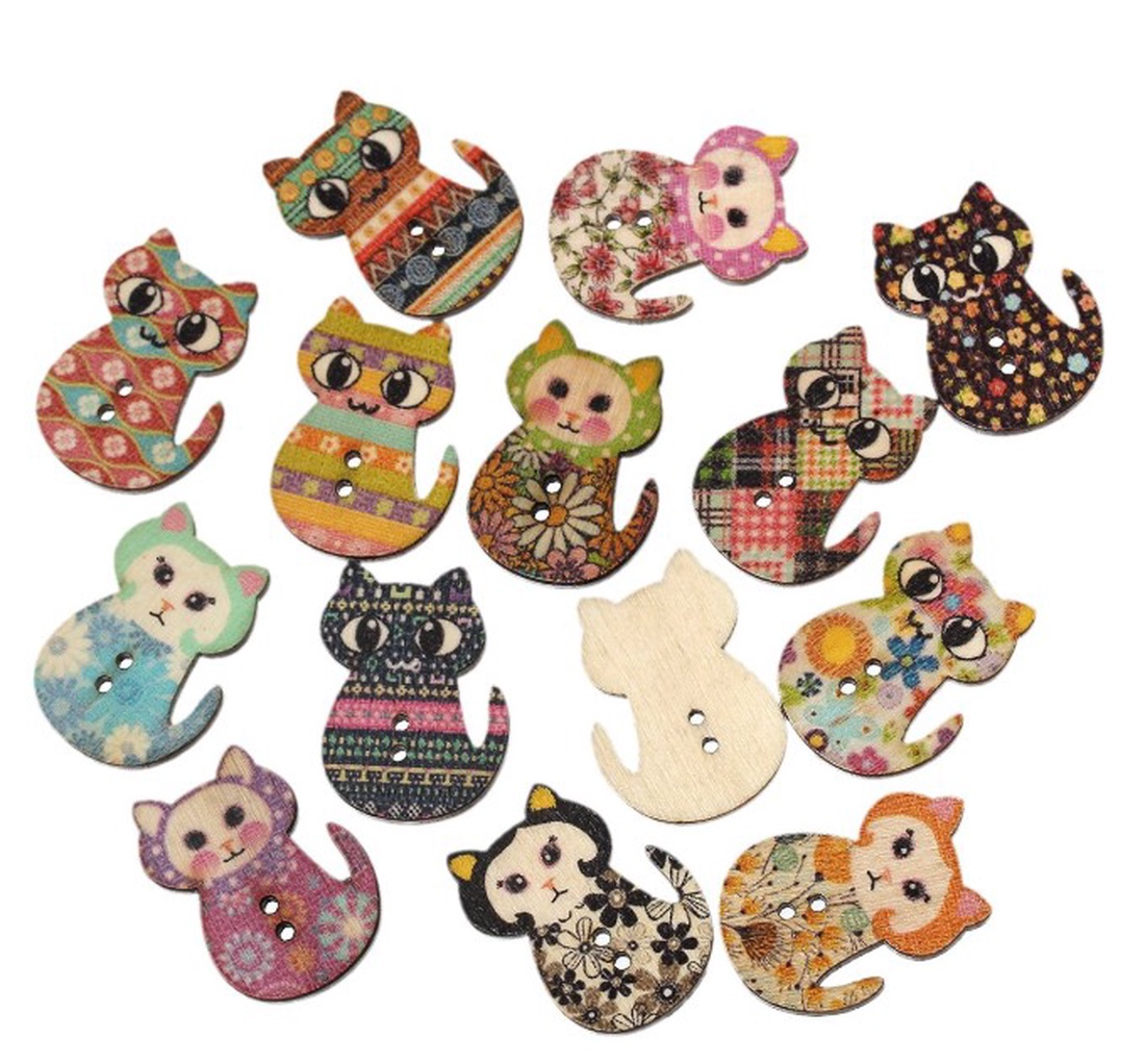 Nasturi din lemn pisica - accessorii și unelte - accesorii decorative - alte accesorii - Artynos.ro Nasturi din lemn pisica - accessorii și unelte - accesorii decorative - alte accesorii - Artynos.ro