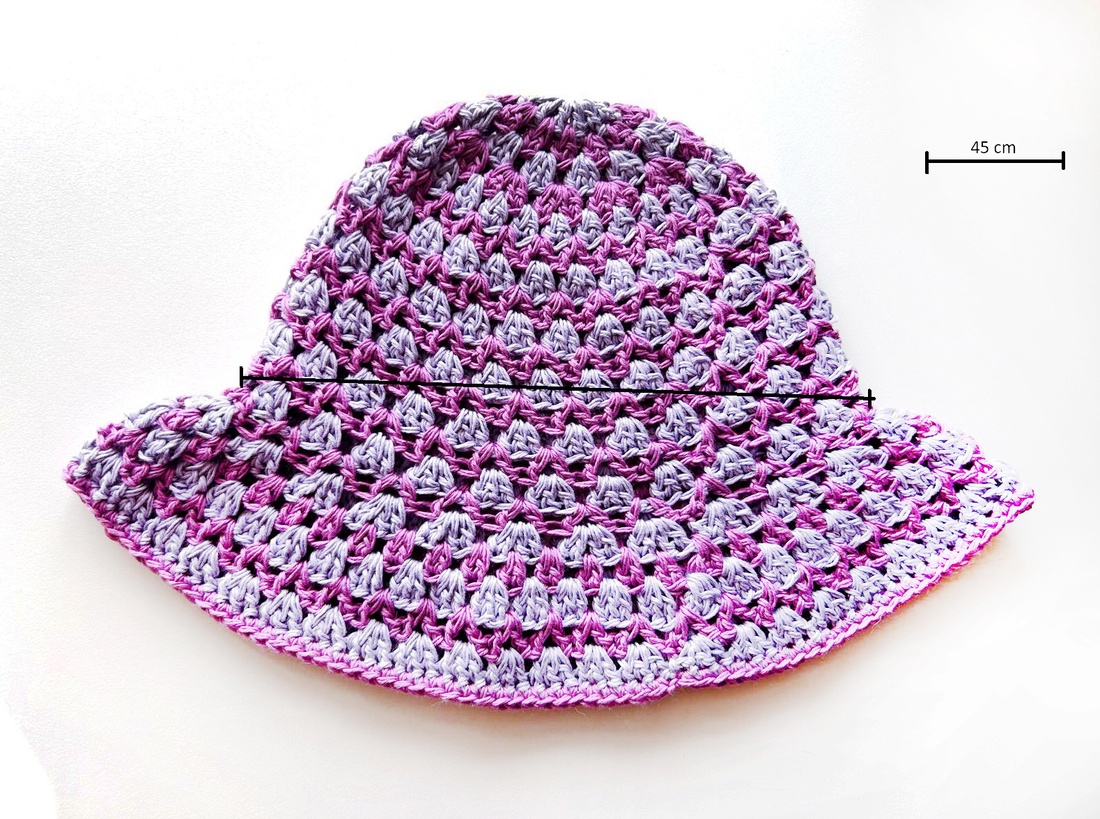 Bucket hat crosetata manual - îmbrăcăminte și modă - eșarfe, pălării, fularuri - pălărie - Artynos.ro