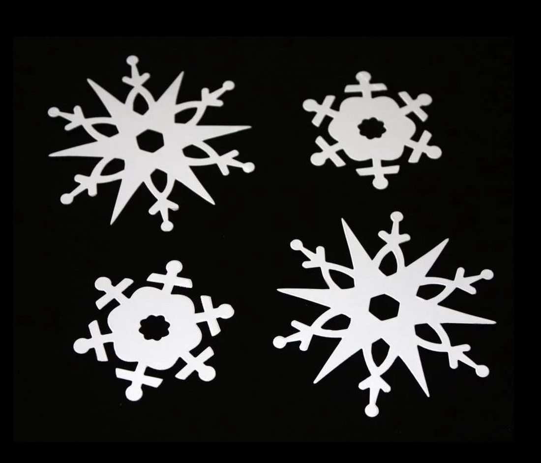 Fulgi mari pentru diverse activitati - accesorii de crăciun - decorațiuni de advent - decor de advent pentru usă - Artynos.ro